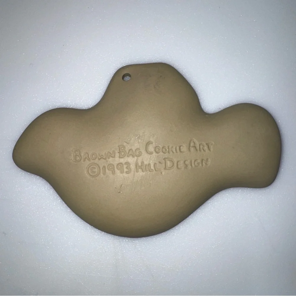 Brown Bag Cookie Art Peace Dove Mold 1993 Hill Design Bird Olive Branch